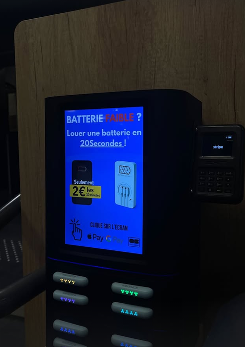 Station NextCharge à l'Oclub